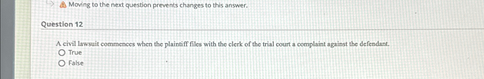  Moving to the next question prevents changes to this answer. Question