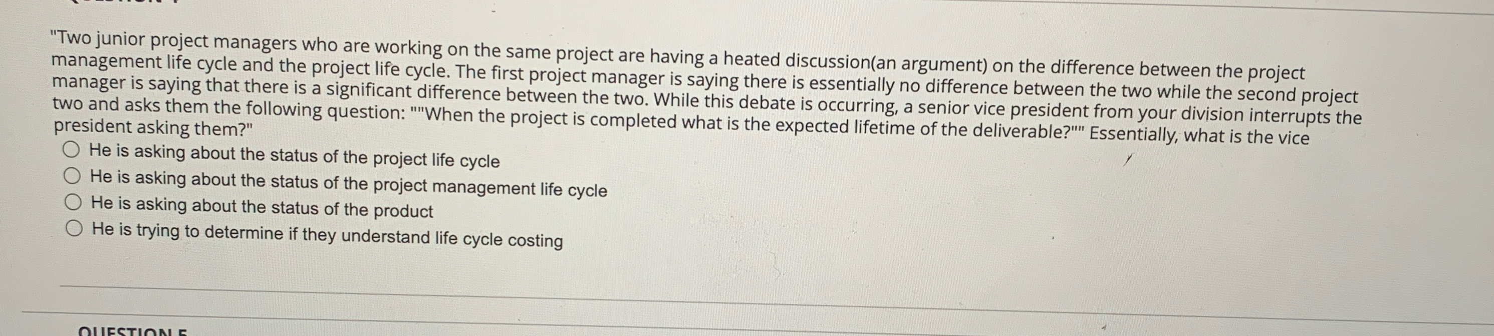  "Two junior project managers who are working on the same project