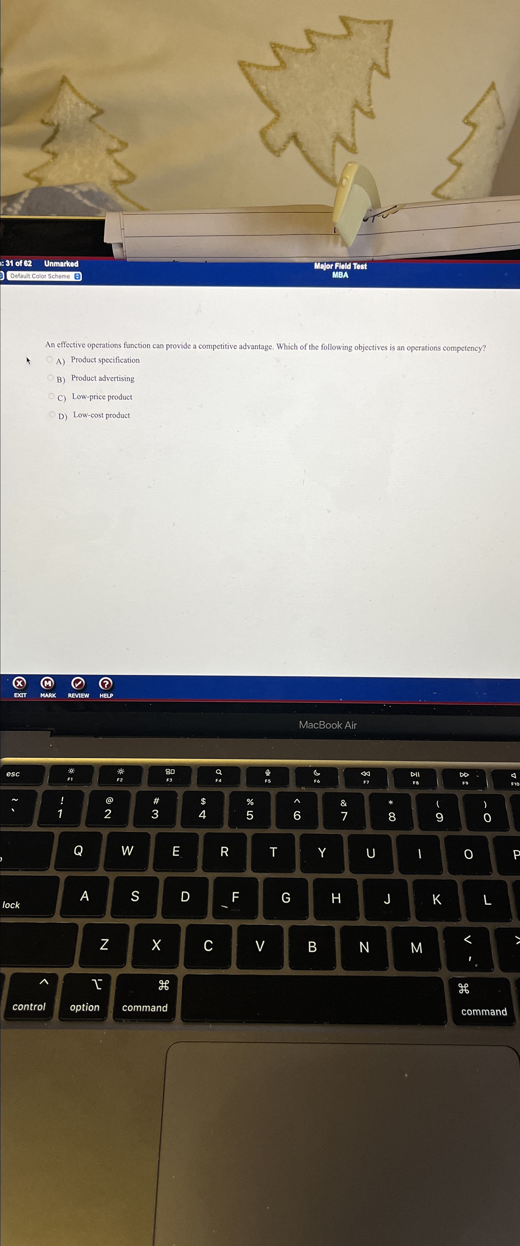  An effective operations function can provide a competitive advantage. Which of