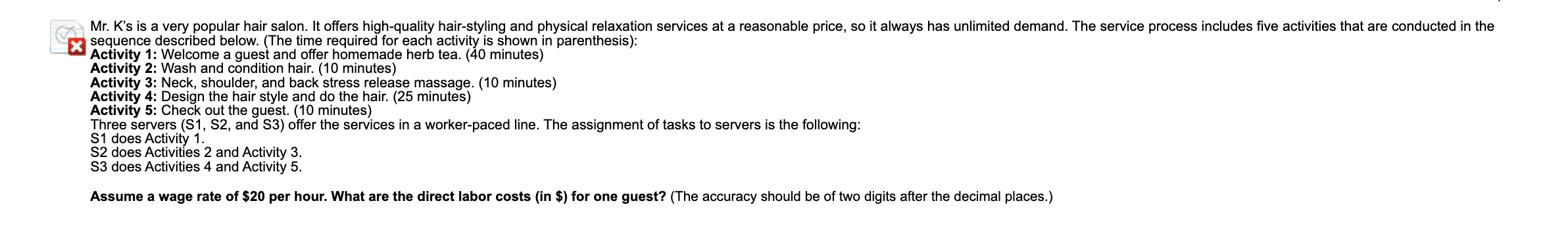  please note change in the two questions sequence described below. (The