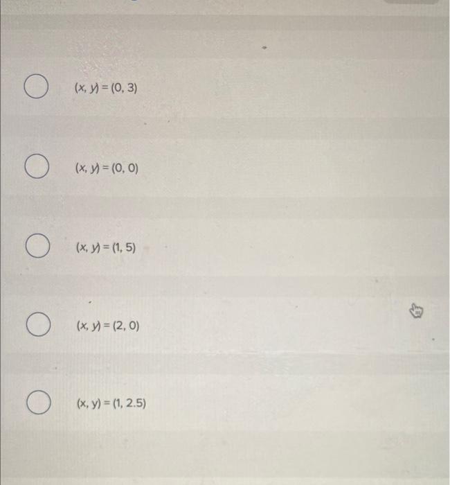 solution for the following Maximize P=4x+5y subject to 2x+4y12 5x+2y10 and x0,y0.