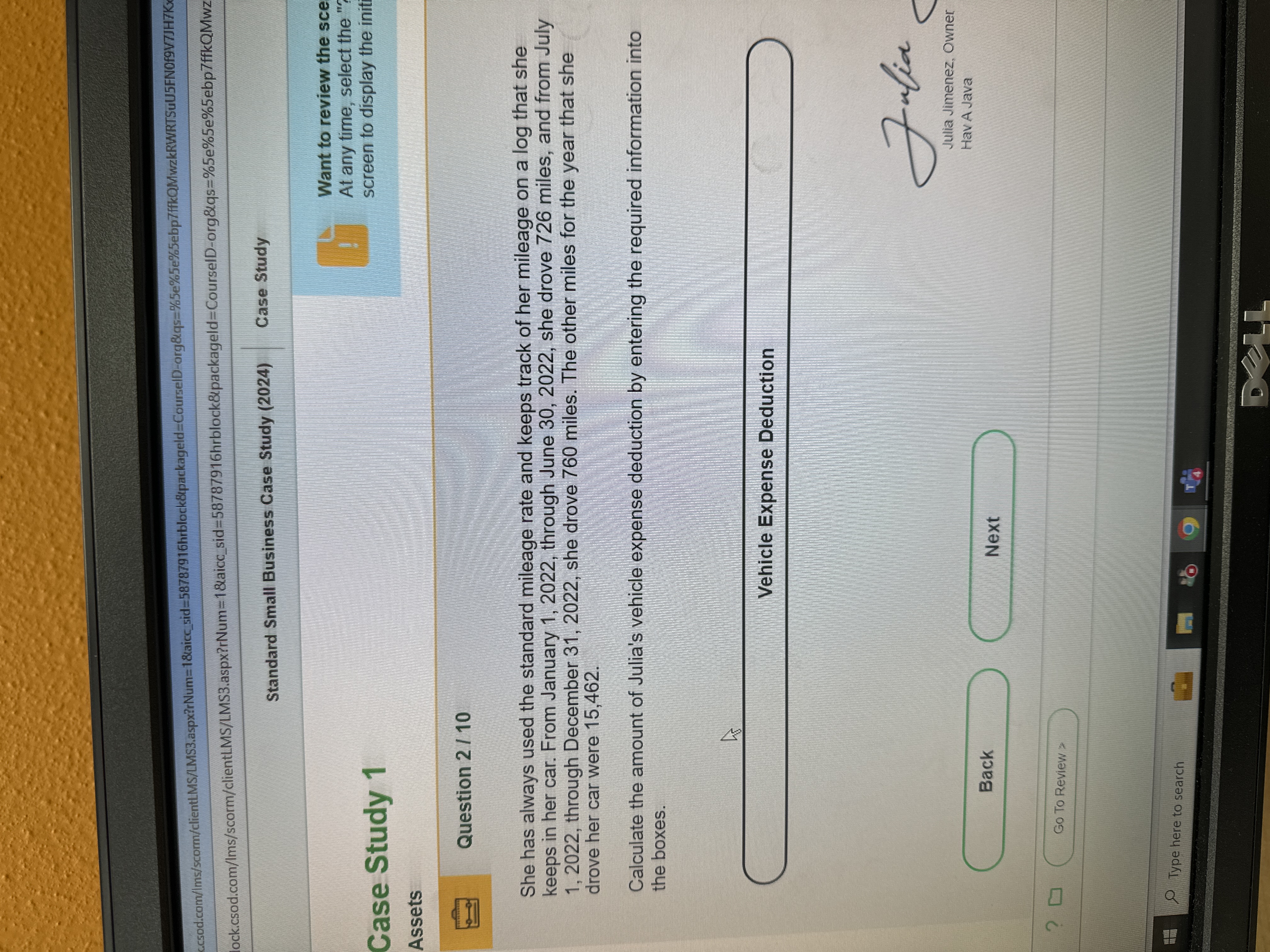  case study 1 satandard small business certification 