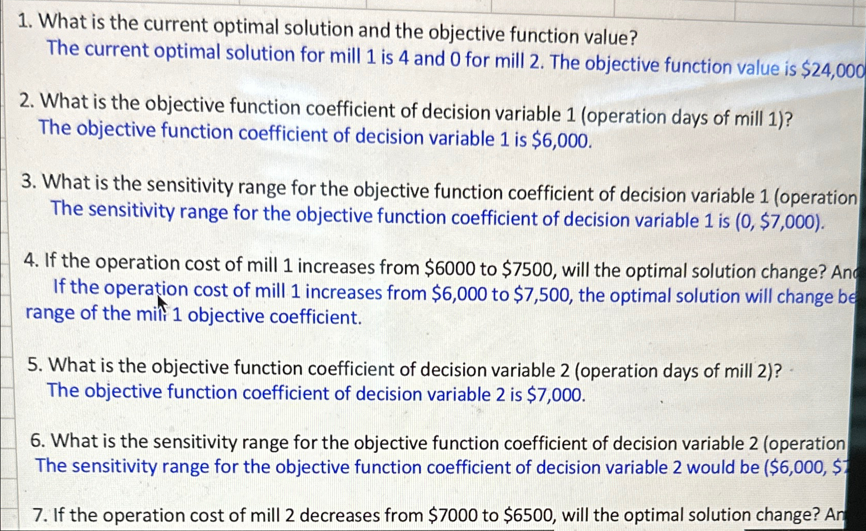  What is the current optimal solution and the objective function value?