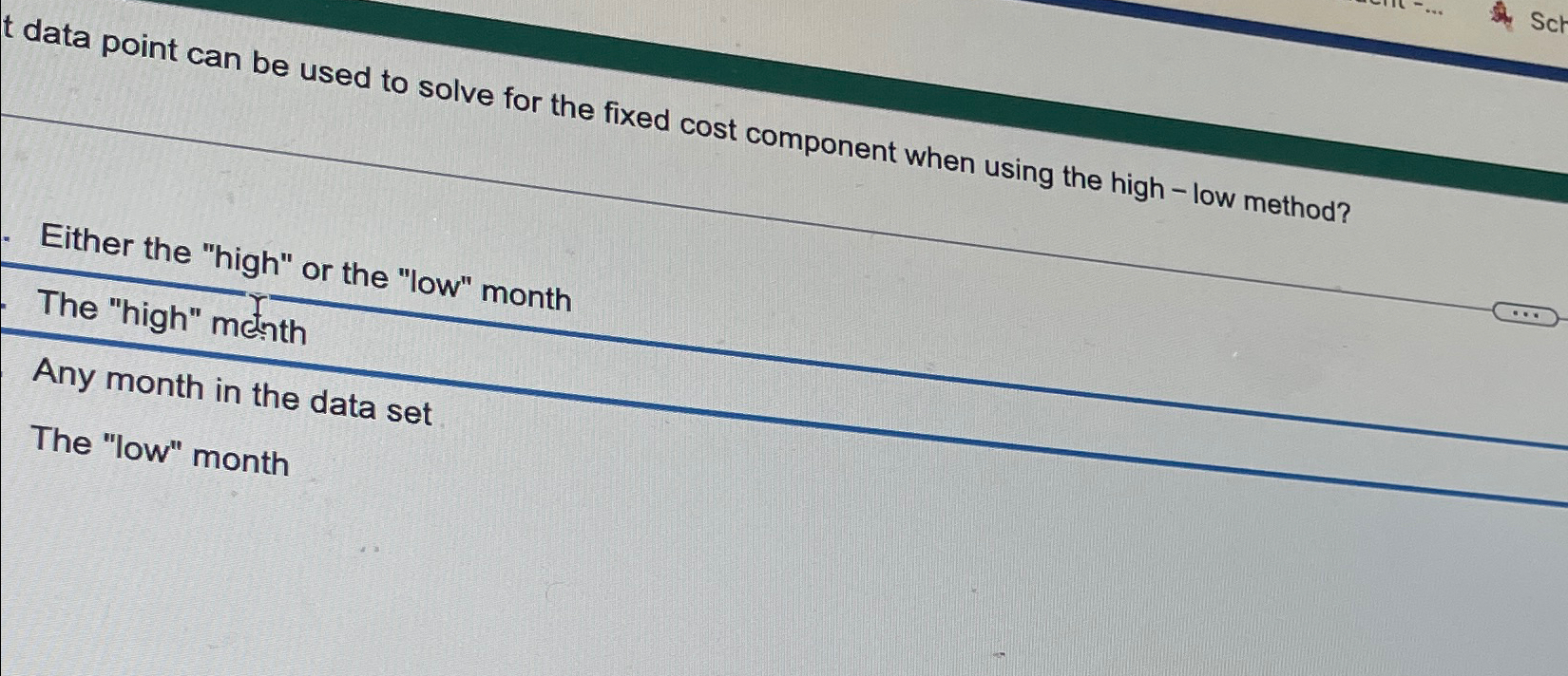  t data point can be used to solve for the fixed