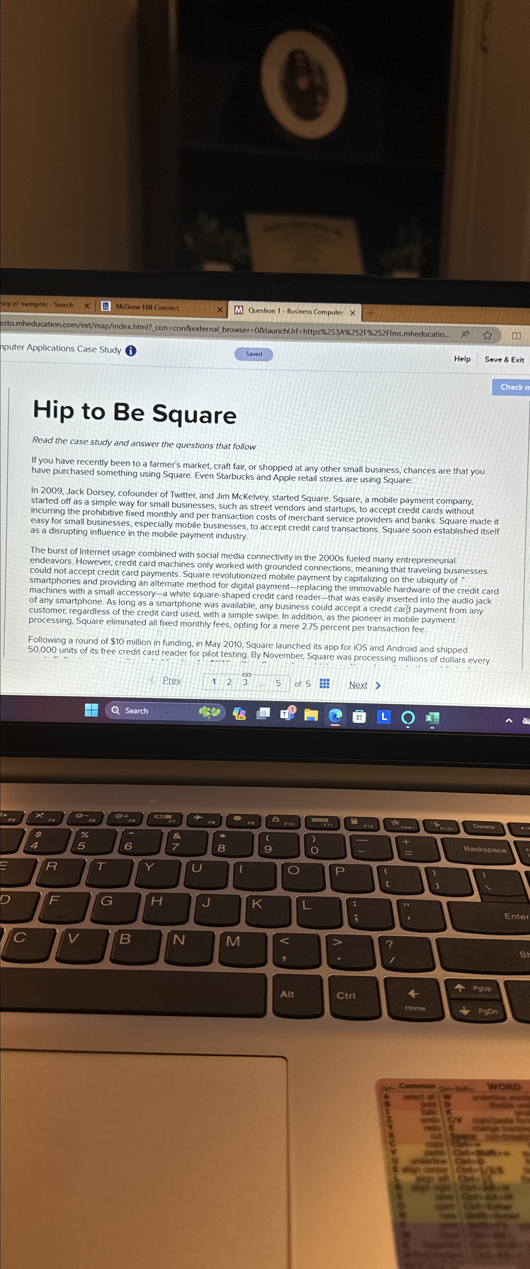  Hip to Be Square Read the case study and answer the