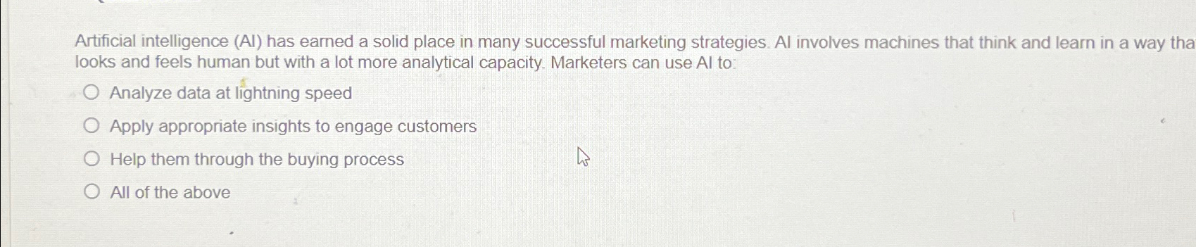  Artificial intelligence (Al) has earned a solid place in many successful