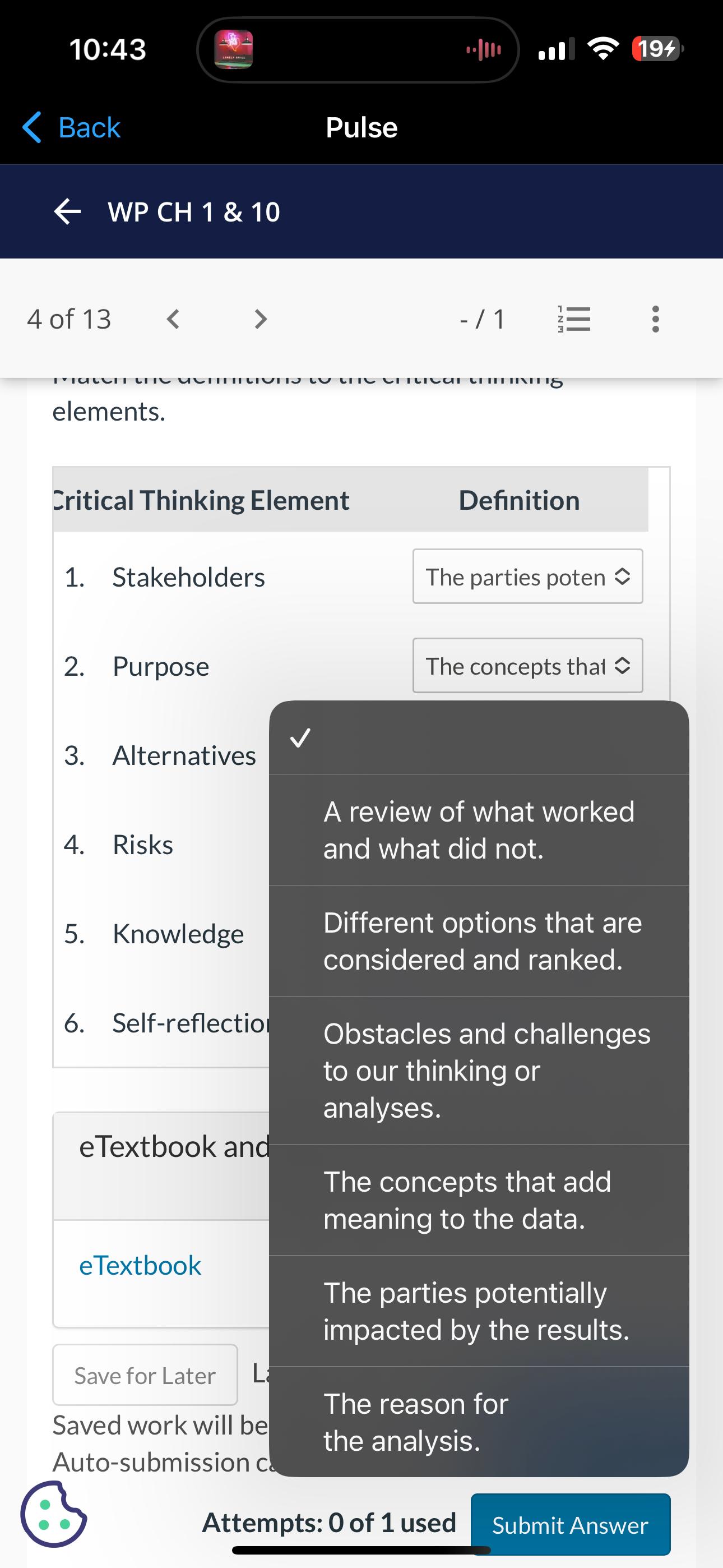  10:43 .11111 194 Back Pulse WP CH 1 & 10 4