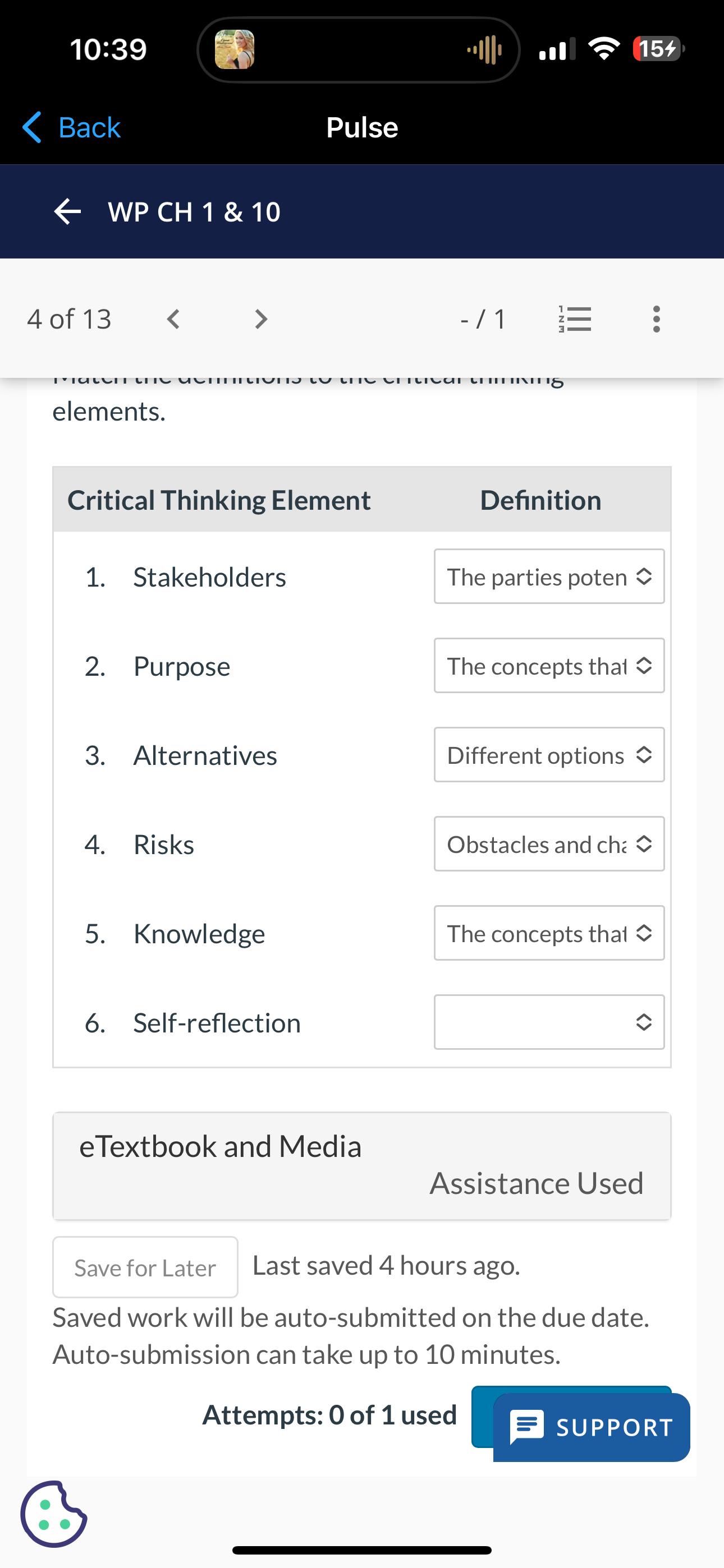  10:39 all 154 Back Pulse WP CH 1 & 10 4