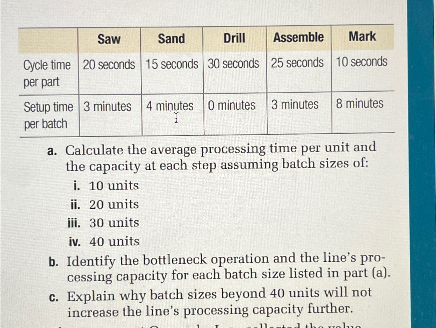  f. What is the new value stream's processing time? 13. Anguilla