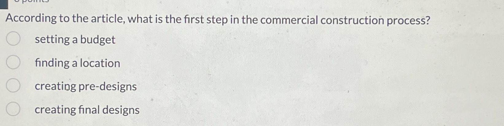  According to the article, what is the first step in the