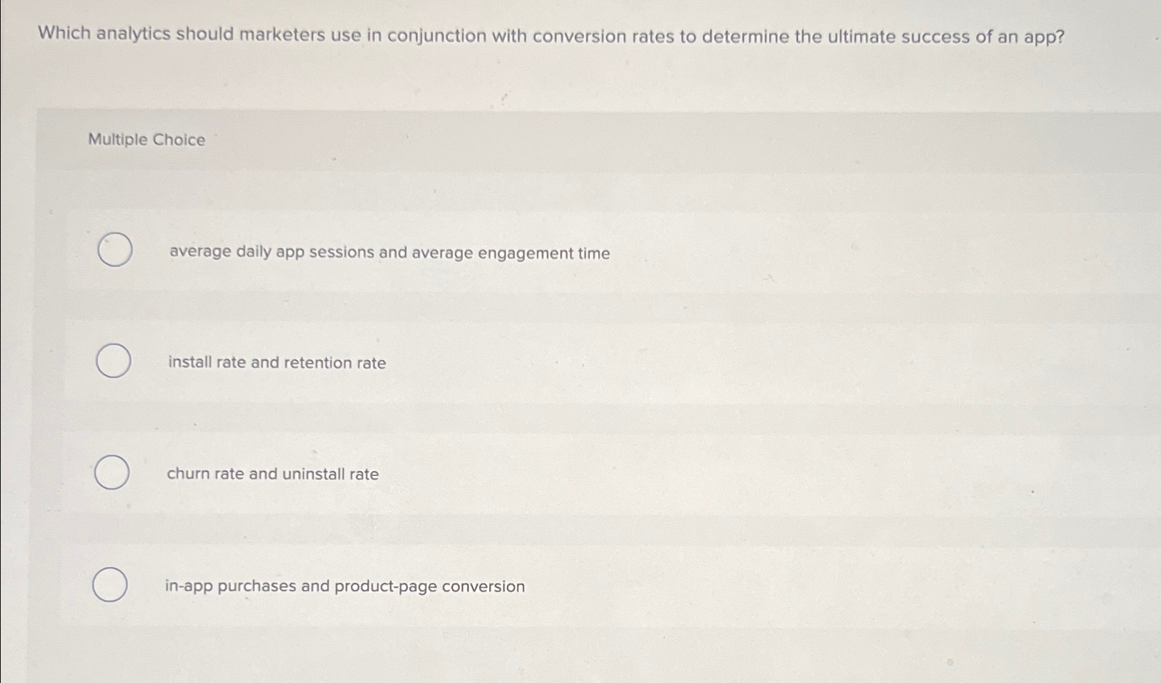  Which analytics should marketers use in conjunction with conversion rates to