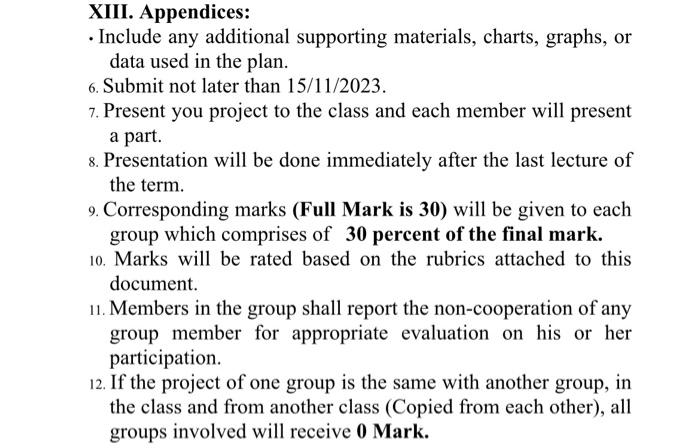 and visual elements. VI. Marketing Mix (4Ps): +Product: - Detail the product