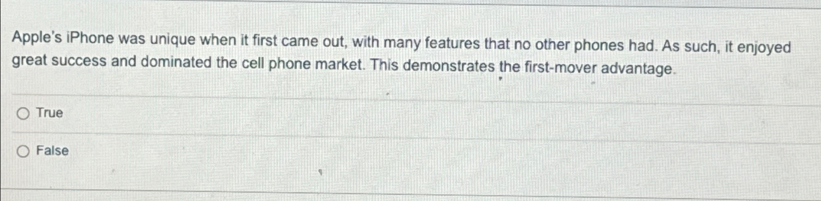  Apple's iPhone was unique when it first came out, with many