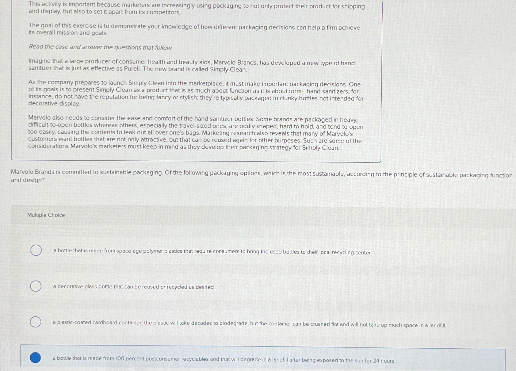  This activity is important because marketers are increasingly using packaging to