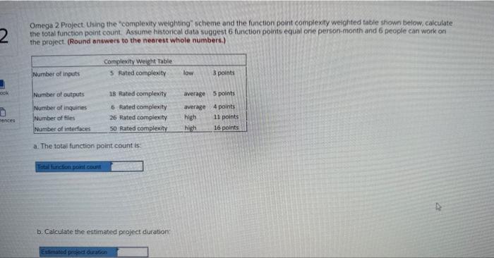  Omega 2 Project Using the "complexity weighting" scheme and the function