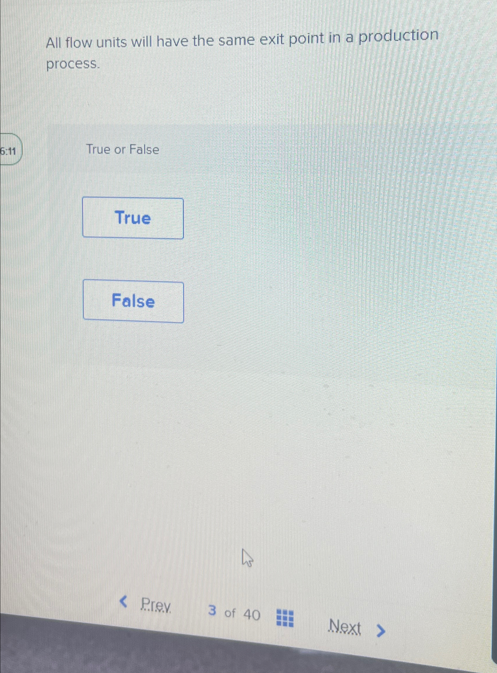  All flow units will have the same exit point in a