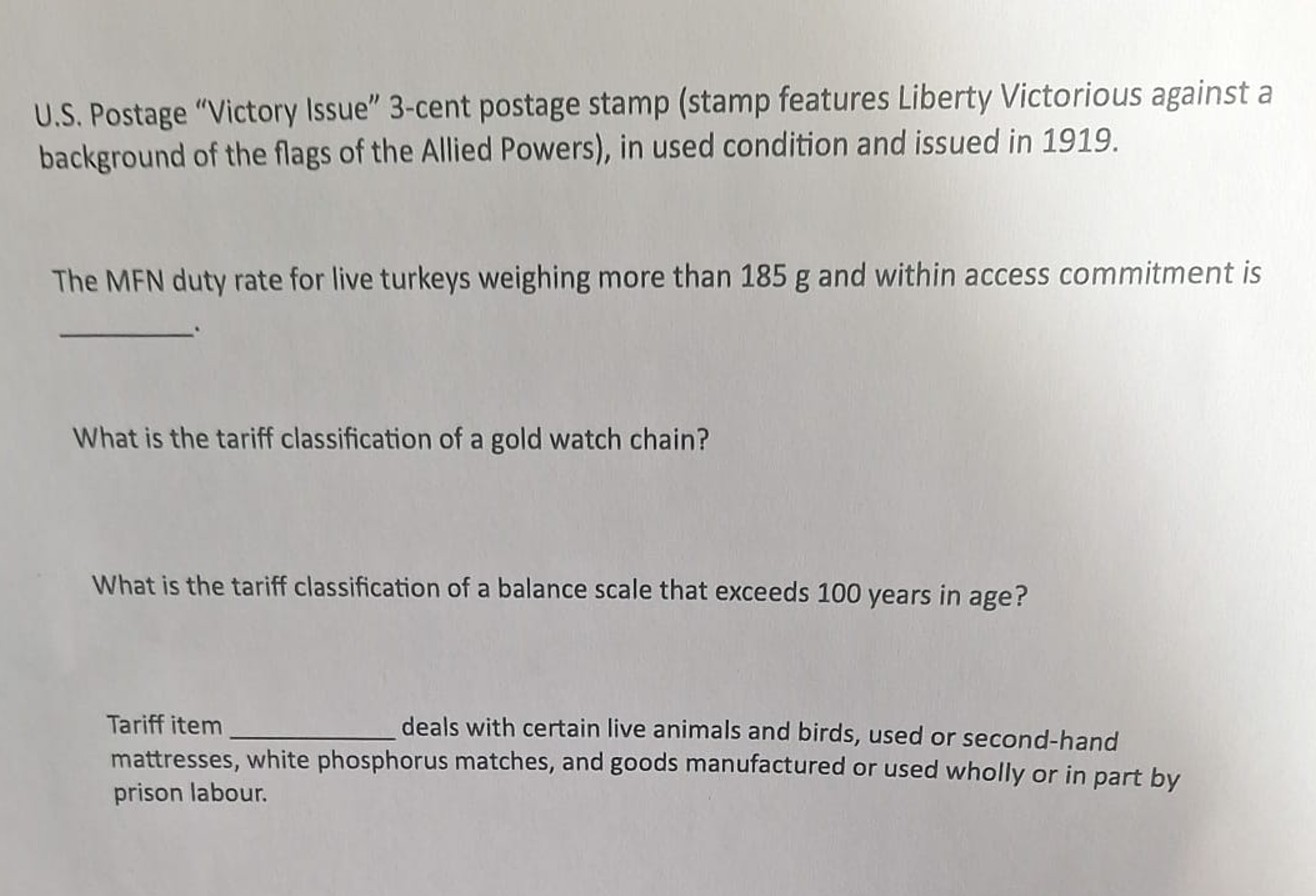  U.S. Postage "Victory Issue" 3-cent postage stamp (stamp features Liberty Victorious