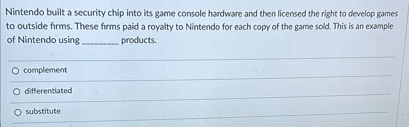  Nintendo built a security chip into its game console hardware and