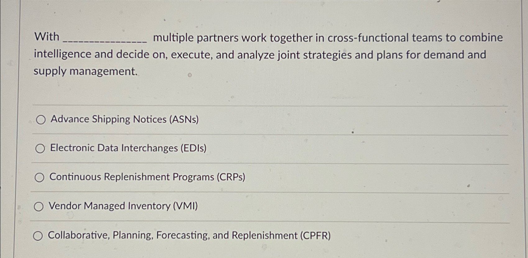  With multiple partners work together in cross-functional teams to combine intelligence