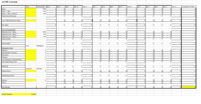  Answer the following questions using the attached spreadsheet: 1. For any