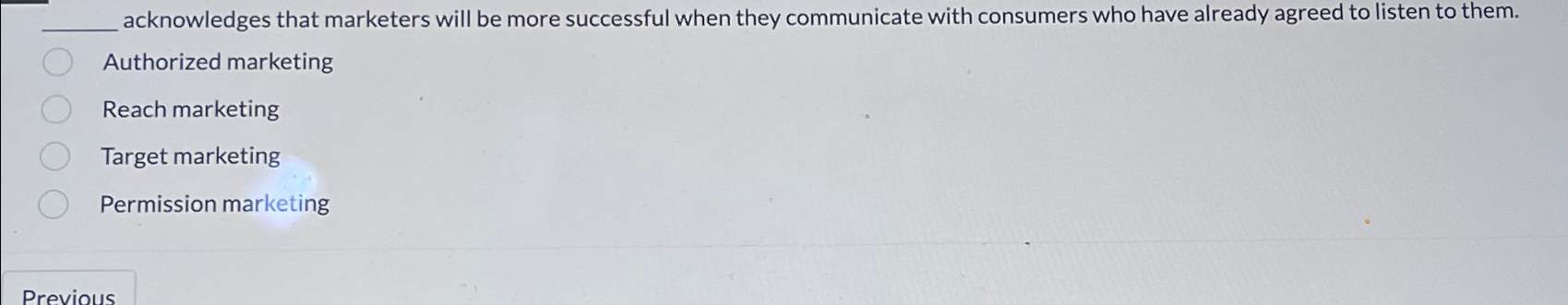  acknowledges that marketers will be more successful when they communicate with