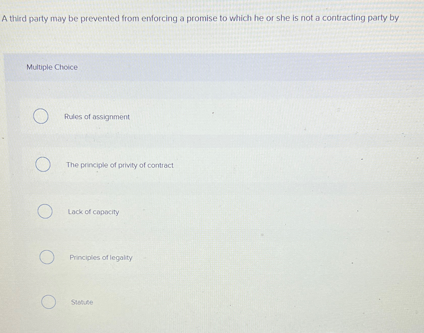  A third party may be prevented from enforcing a promise to