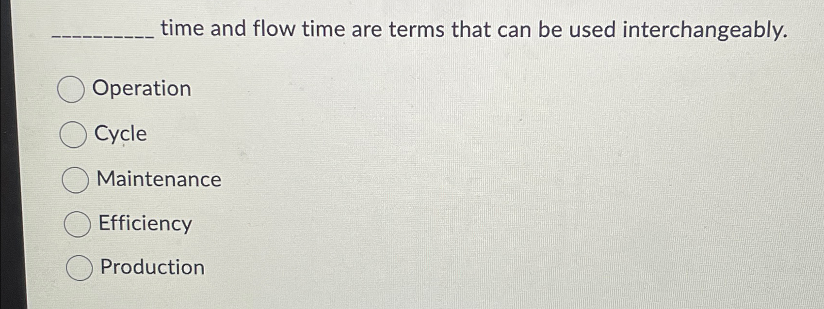  time and flow time are terms that can be used interchangeably.