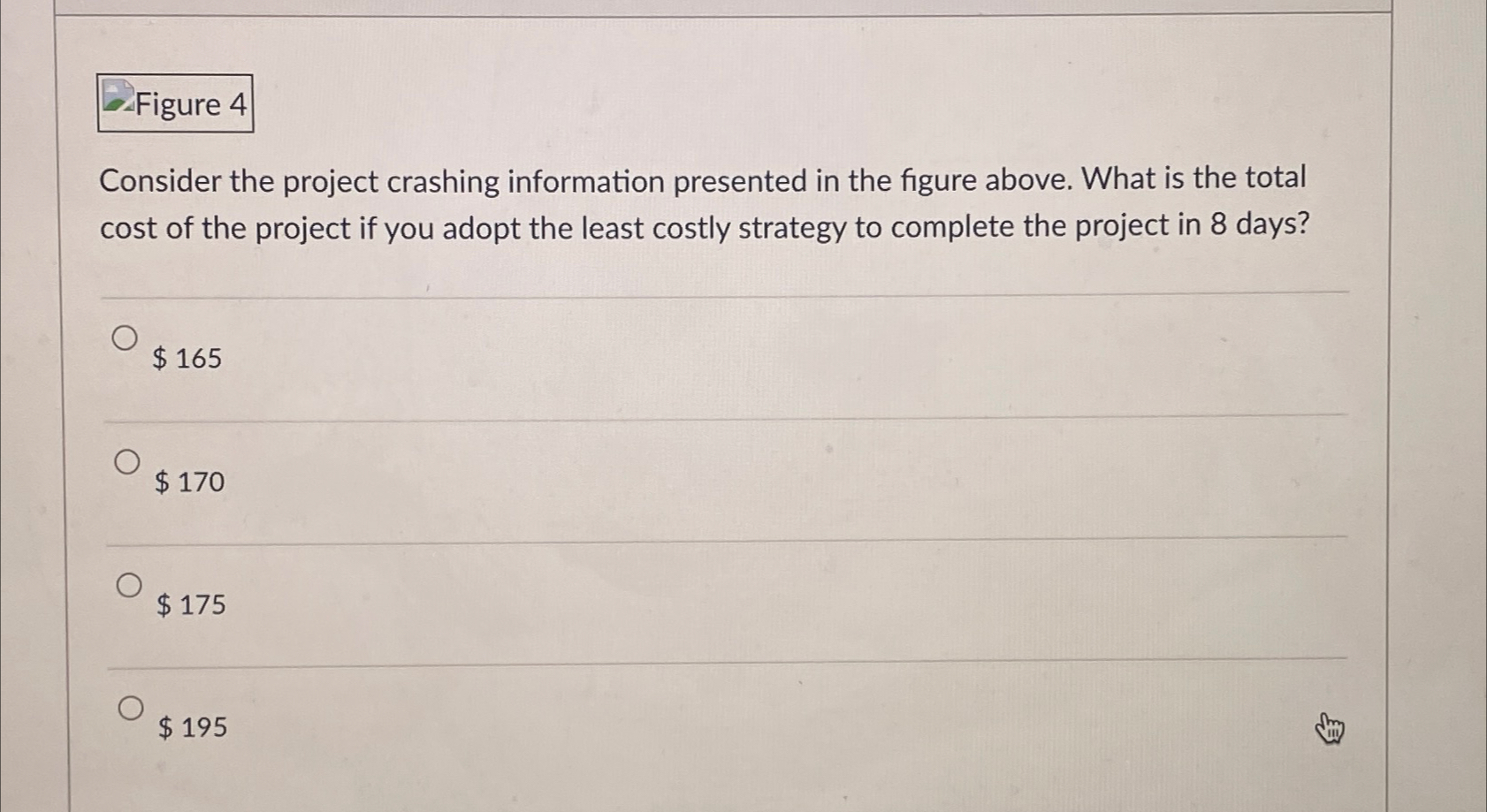  -2igure 4 Consider the project crashing information presented in the figure