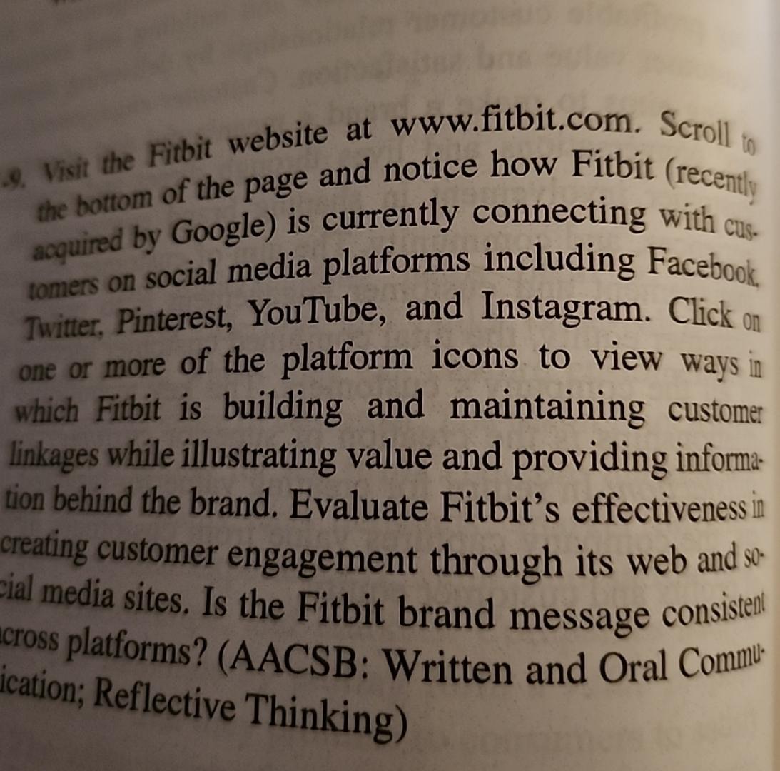  Visit the Fitbit website at www.fitbit.com. Scroll to the bottom of