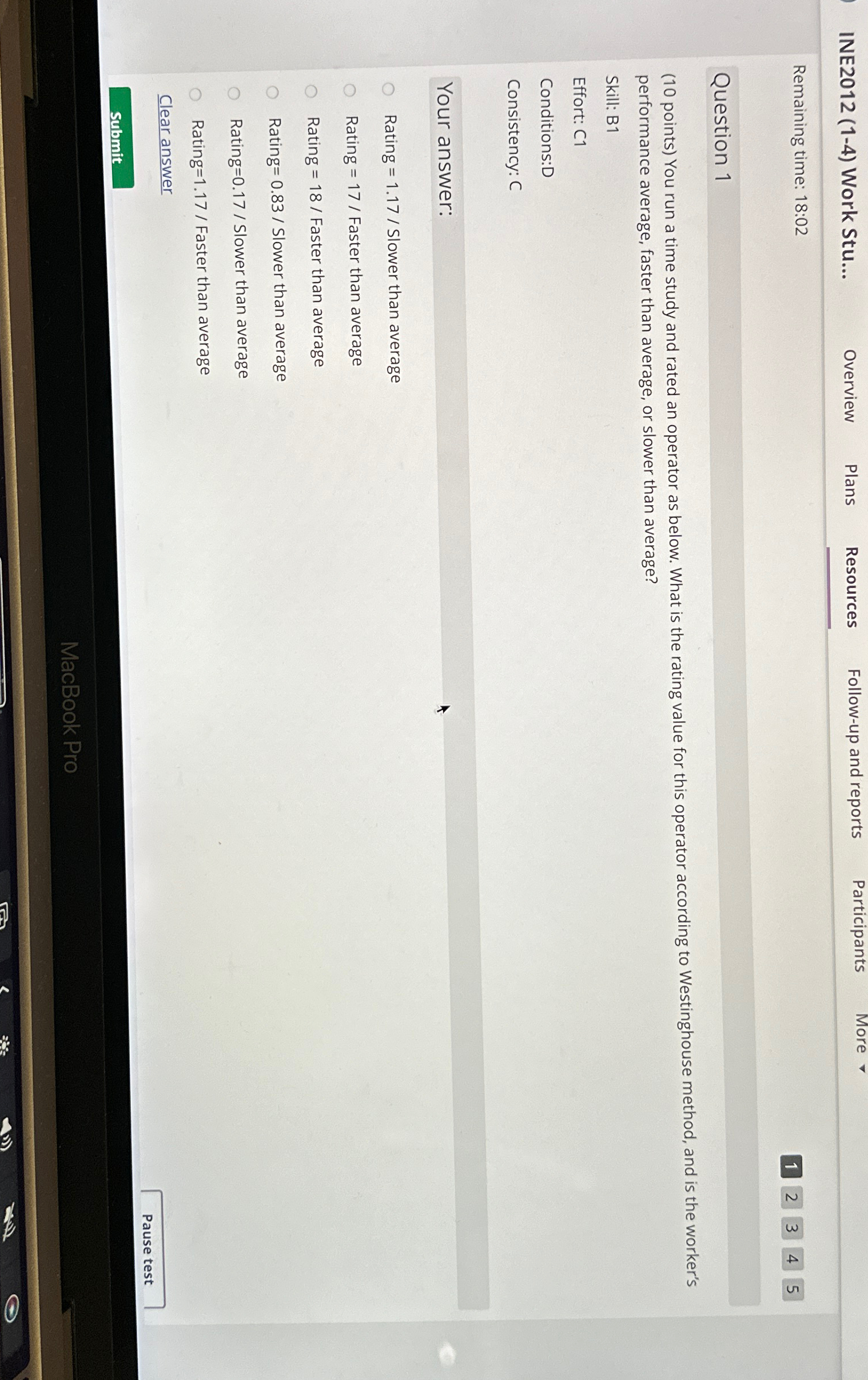  INE2012(1-4) Work Stu... Overview Plans Resources Follow-up and reports Participants More
