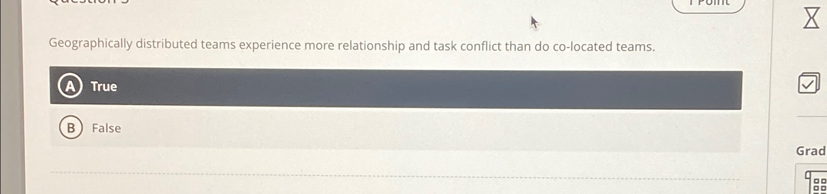  Geographically distributed teams experience more relationship and task conflict than do