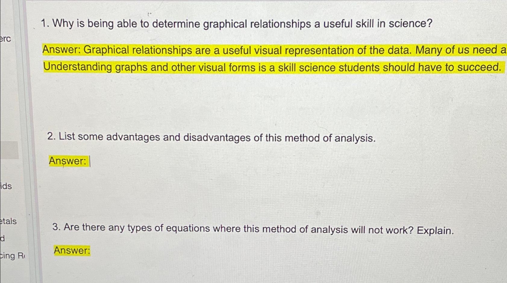  Why is being able to determine graphical relationships a useful skill