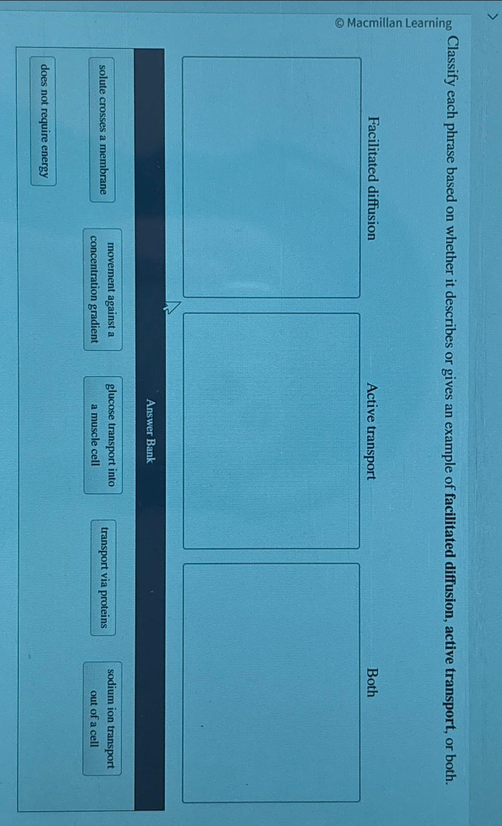  Classify each phrase based on whether it describes or gives an