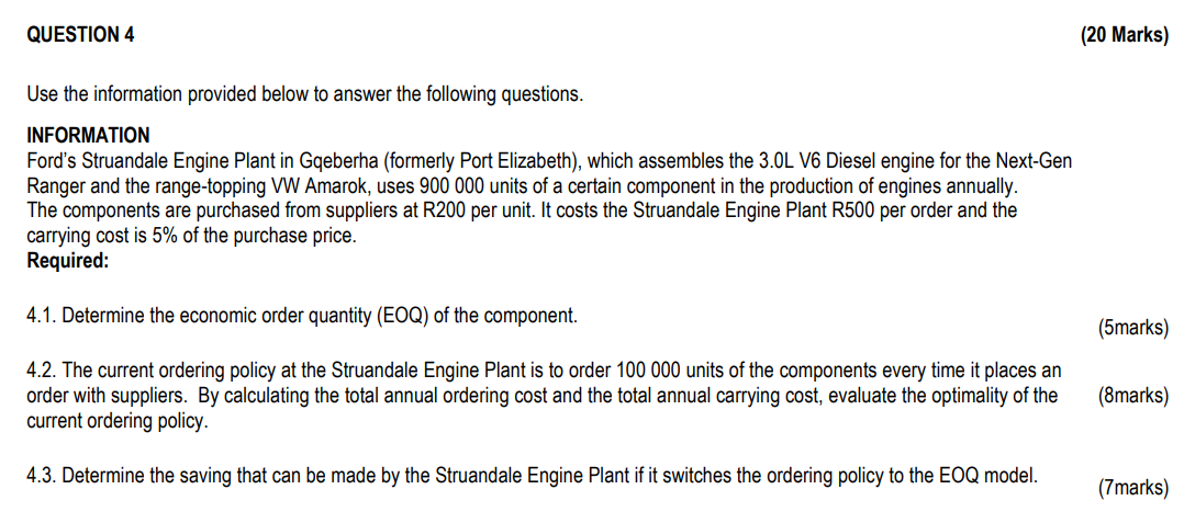 kindly please help me with question Use the information provided below to