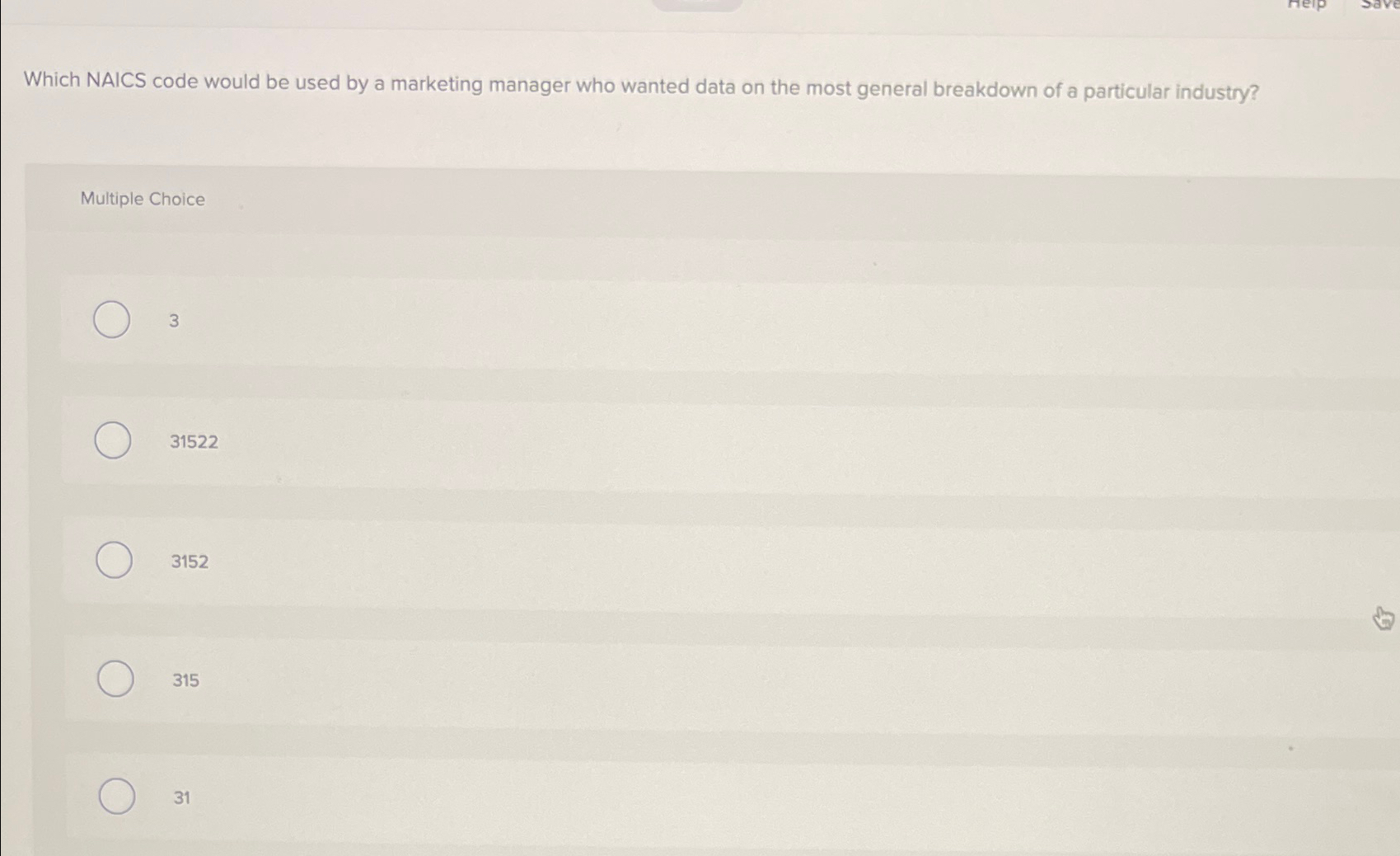  Which NAICS code would be used by a marketing manager who