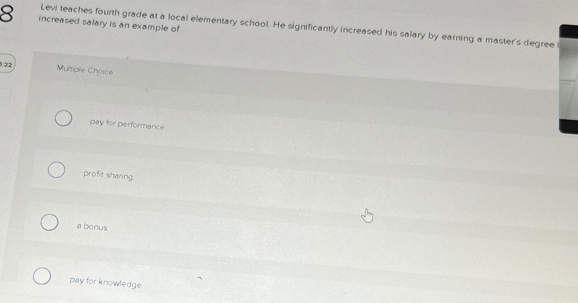  Levi teaches fourth grade at a local elementary school. He significantly