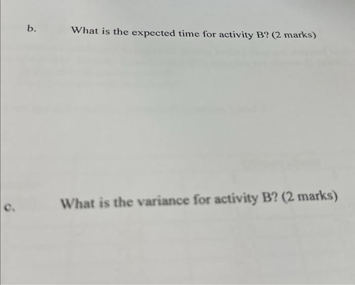 predecessor relationshine in .. network and answer the questions that foll a.