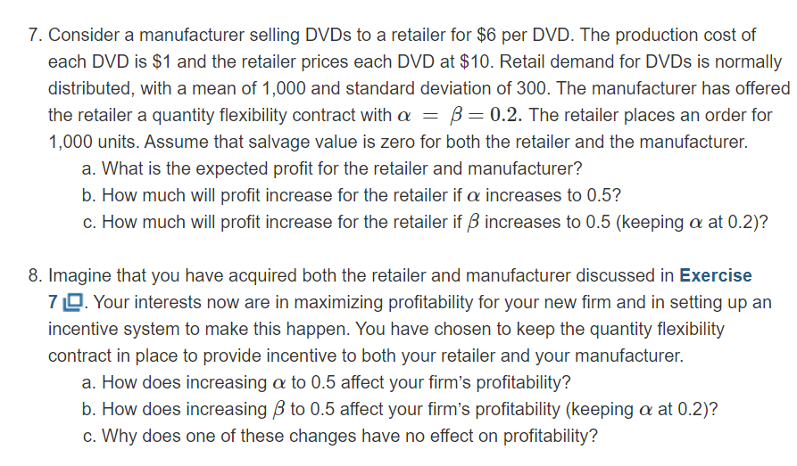 Need answer for the second question.(Exercise-7 mentioned is actually the first question.