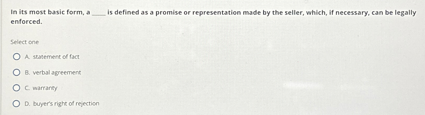  In its most basic form, a is defined as a promise