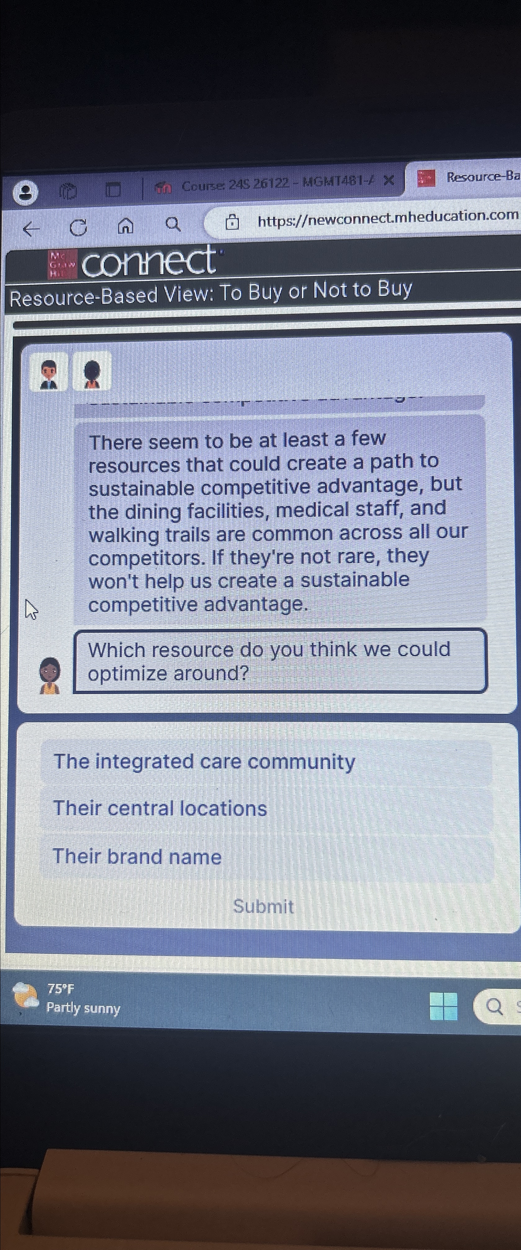  connect Resource-Based View: To Buy or Not to Buy There seem