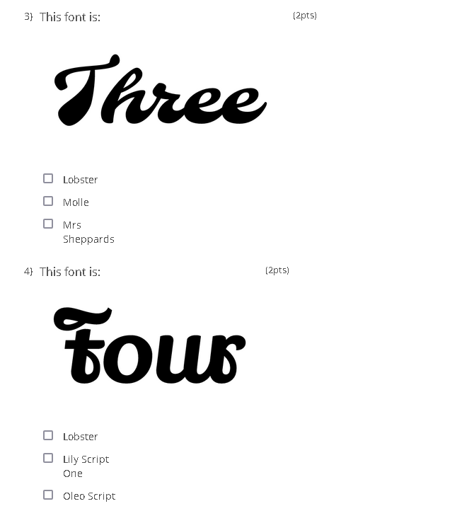 Standard T 2) This font is: Nunito Sans Odibee Sans Open Sans