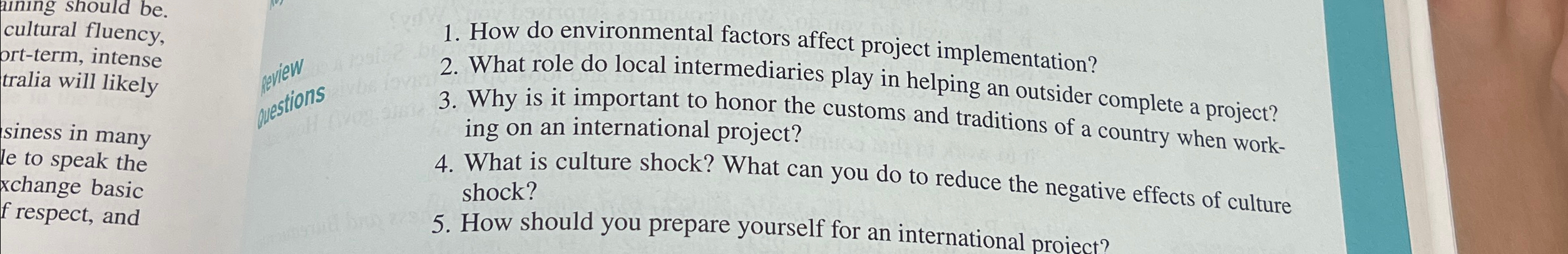 How do environmental factors affect project implementation? What role do local