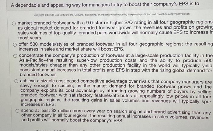  A dependable and appealing way for managers to try to boost