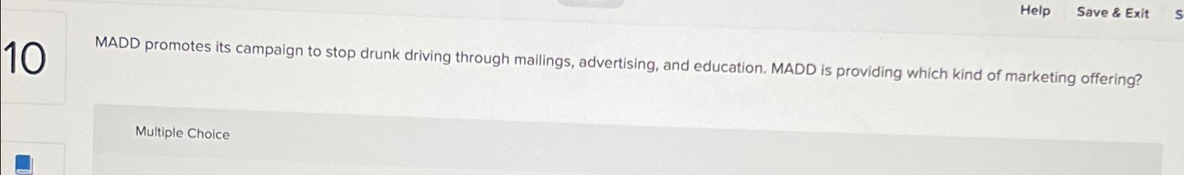 Help Save & Exit MADD promotes its campaign to stop drunk