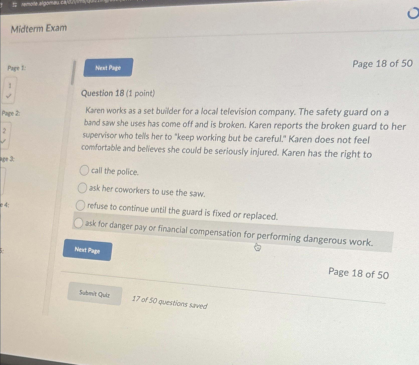  Midterm Exam Page 1: 1 Page 2: 2 ge 3: 4: