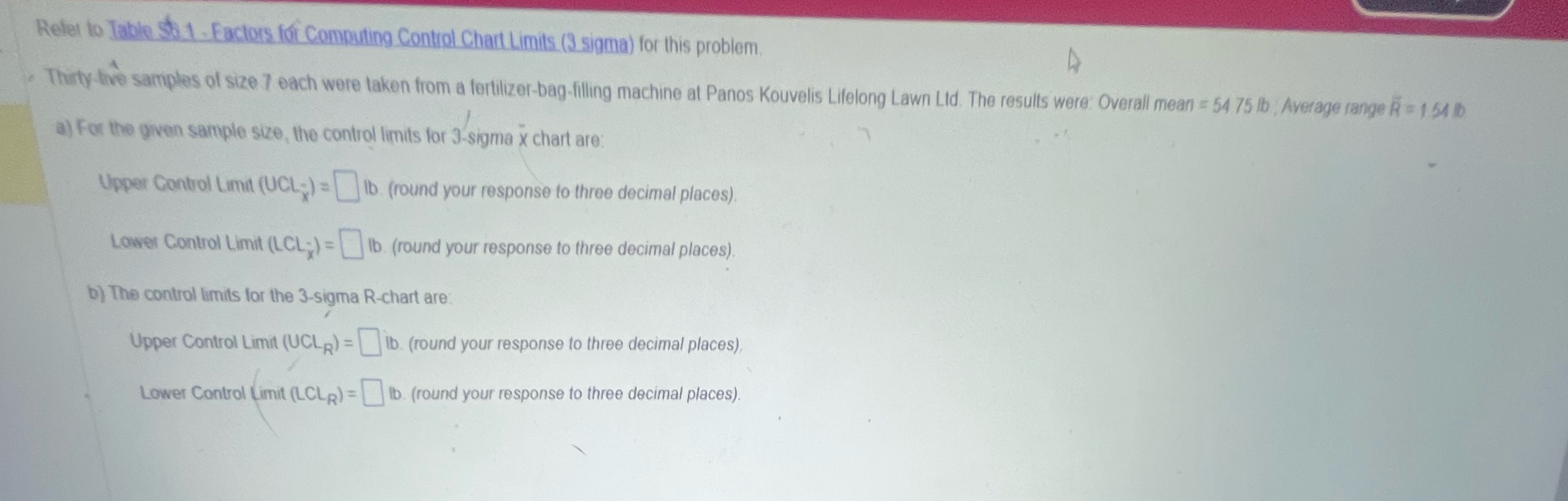 Relet to Jabie $61. Eactors for Computing Control Chart Limits (3