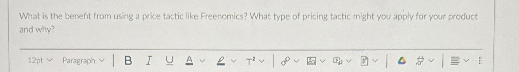  What is the benefit from using a price tactic like Freenomics?