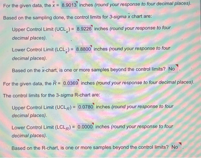 Please anwer the questions for the table For the given data, the