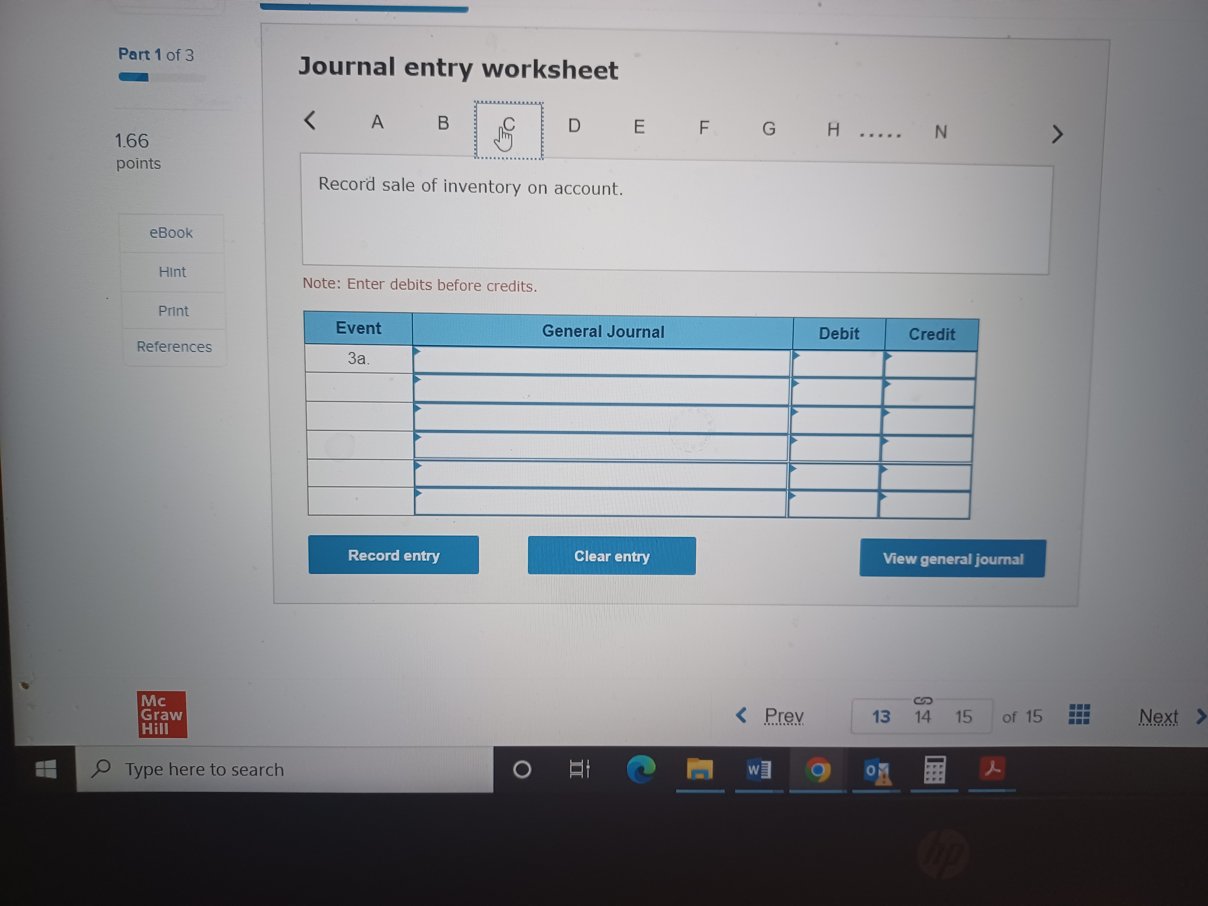 , t 1 of 3 $5 , 330 Accounts receivable 19 ,