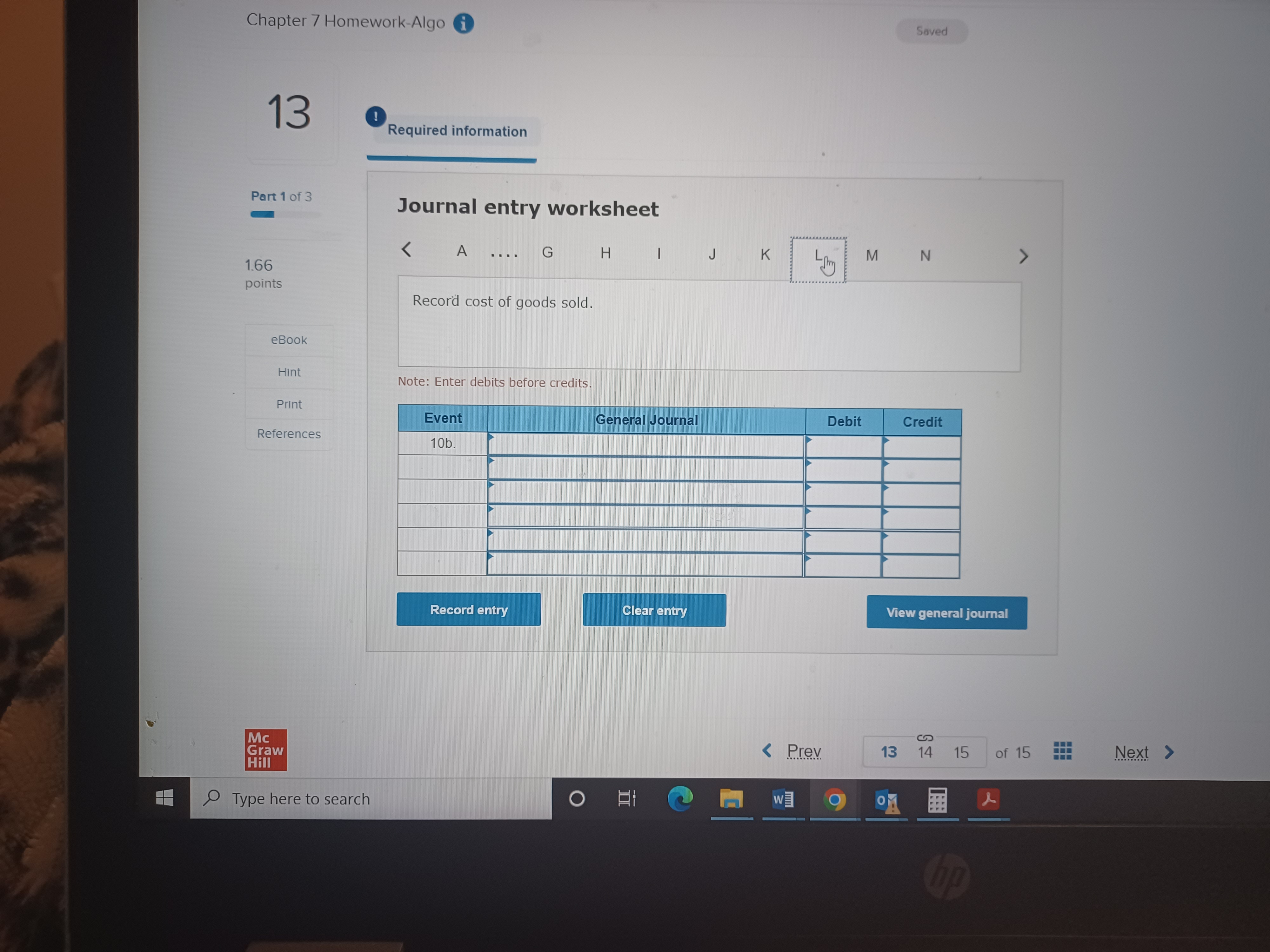percent interest rate and a one-year term. 6. LGS paid $14,250 cash